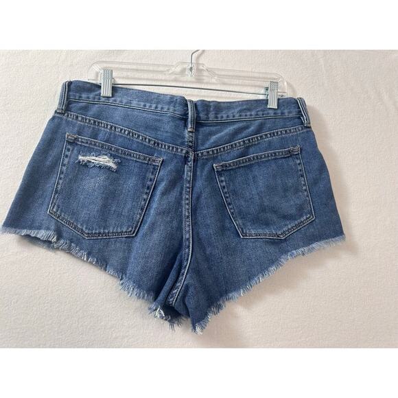 We the Free People Good Vibrations Shorts 30 Buttonfly Jean Cut off - Picture 2 of 10